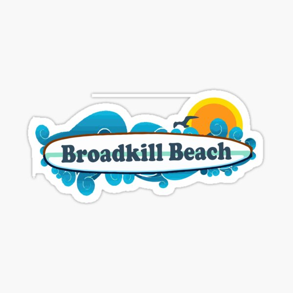 "Broadkill Beach Delaware." Sticker for Sale by ishore1 Redbubble