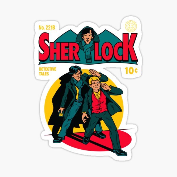 Sherlock Comic Sticker