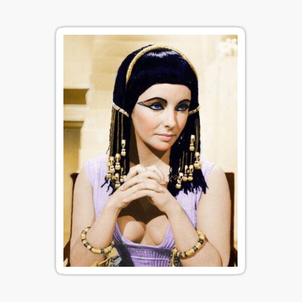 Cleopatra Stare - Colour Sticker