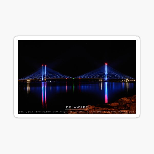 Delaware Beaches. Sticker