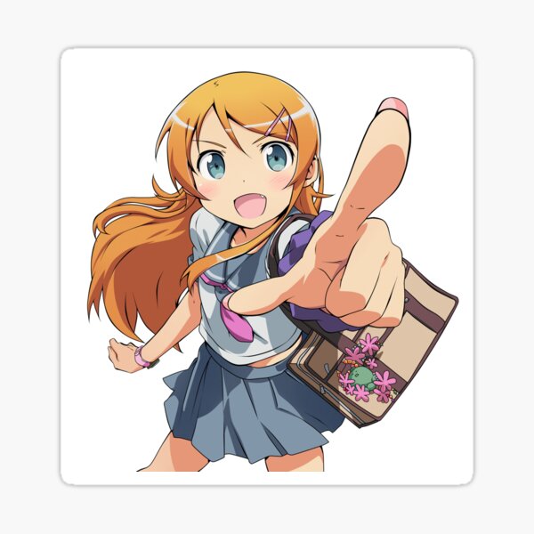 Cute anime girl child character design with orange and brown theme on  Craiyon