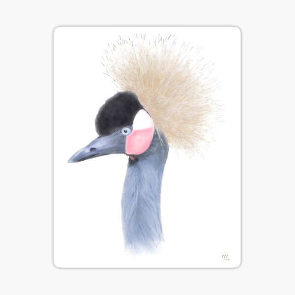 Item preview, African Crowned Crane designed and sold by TLCampbell.