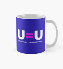 UequalsU HIV Undetectable Awareness U=U Campaign UequalU Prevention Access Campaign - HIV Stigma Classic Mug