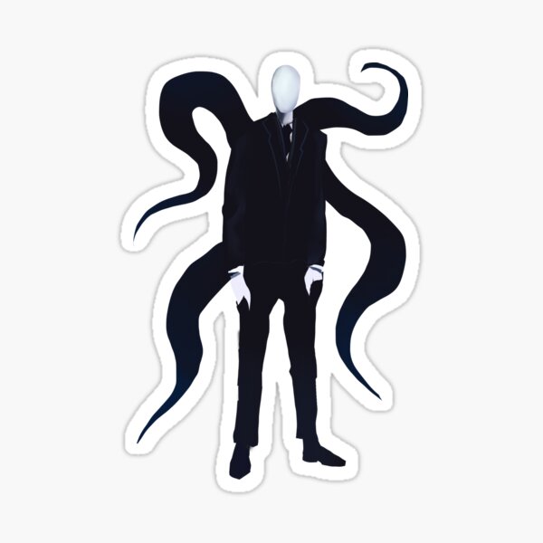 Slenderman Stands Sticker For Sale By Trionics Redbubble