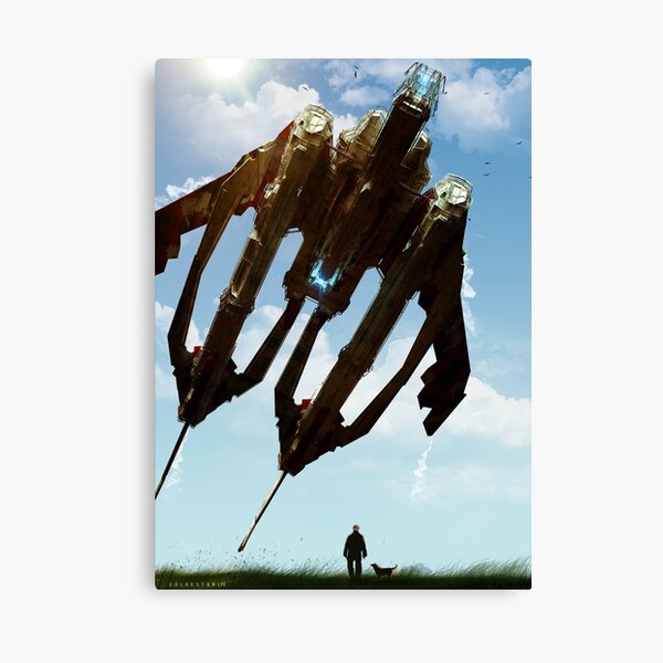 up on the moor Canvas Print