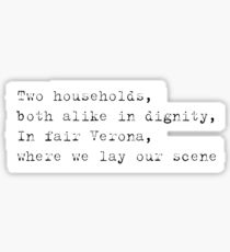 Shakespeare Love Quotes Stickers Redbubble