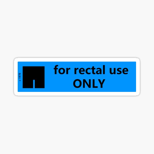 500pcs for Rectal Use Only Stickers 1.5 inches x 3/8 inches Waterproof Fun  Jokes Prank Stickers Fun Jokes Detachable Label - AliExpress