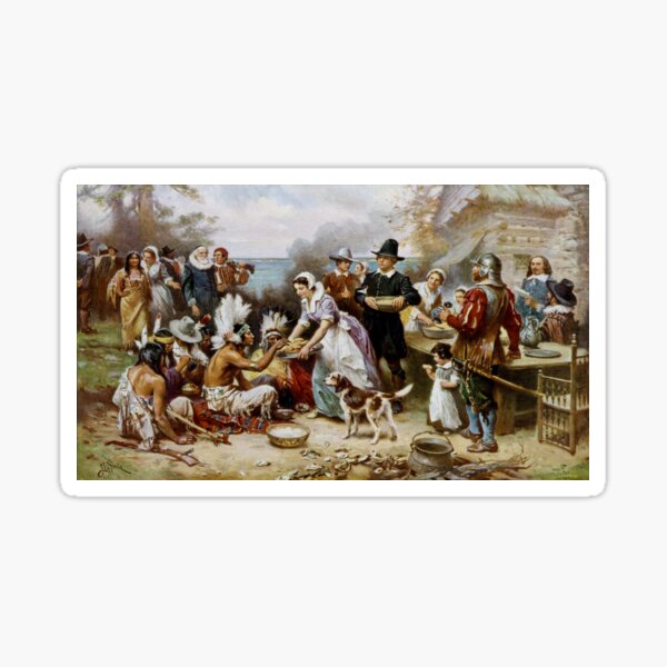 Item preview, The First Thanksgiving designed and sold by BravuraMedia.