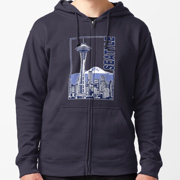 Simply Seattle Shop Seattle Seahawks Heather Grey Distressed Grey Merch  Hoodie