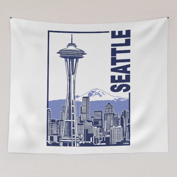 Item preview, Seattle designed and sold by NewSignCreation.