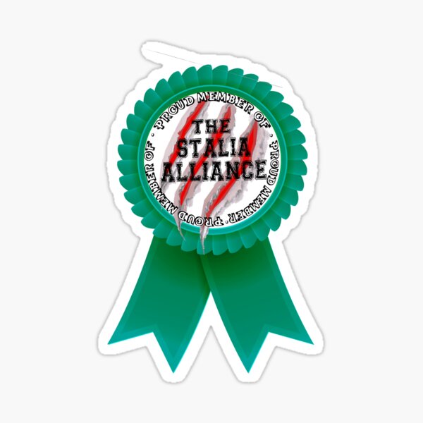 Proud Member of the Stalia Alliance Green Sticker