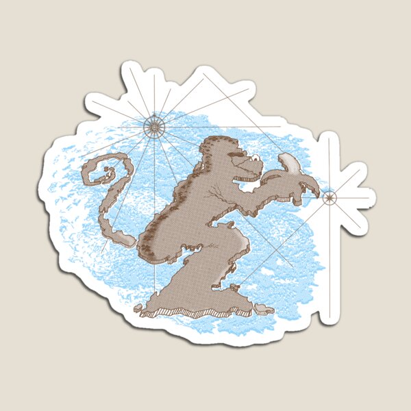 Monkey Island Magnet