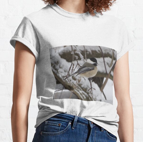 Winter Chickadee Classic T-Shirt