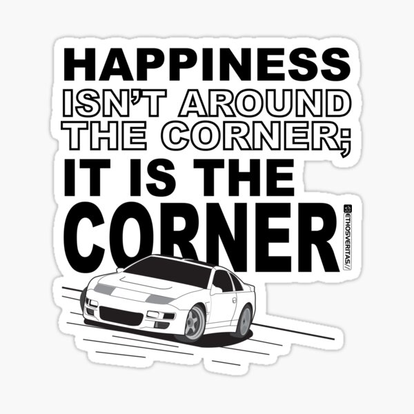 Happiness is the Corner Sticker