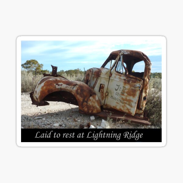 Item preview, Laid to rest at Lighning Ridge designed and sold by DashTravels.