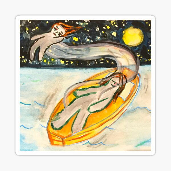 Item preview, Astral project OBE cartoon NDE after life dreaming designed and sold by super_shimizu.