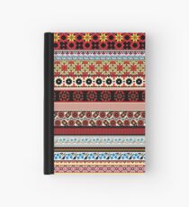 Floral Knitting Pattern Hardcover Journal
