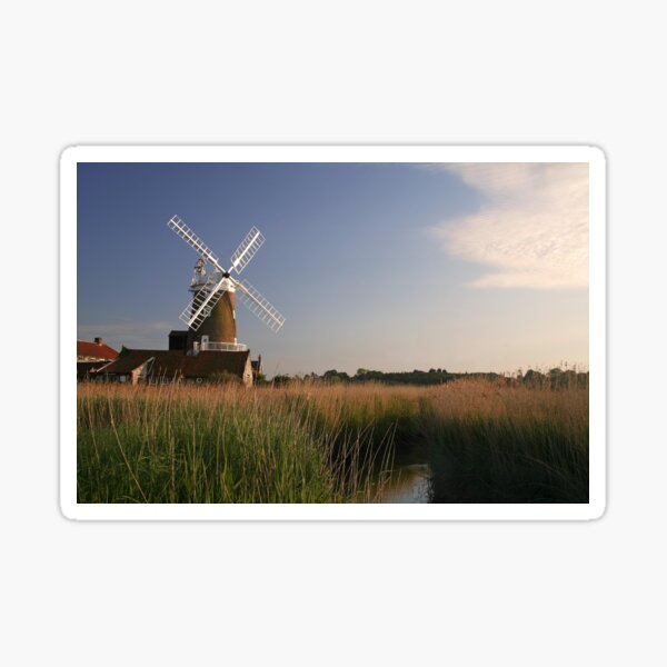 Cley Windmill - Unusual Aeriel shot Sticker