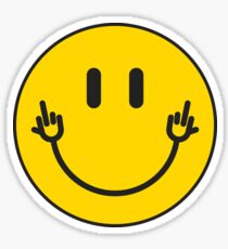 Smileyhands "FU!" Sticker