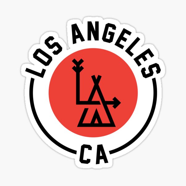"LA - Los Angeles [No background]" Sticker for Sale by JamesShannon