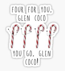 Pegatina ¡Ve, Glen Coco!