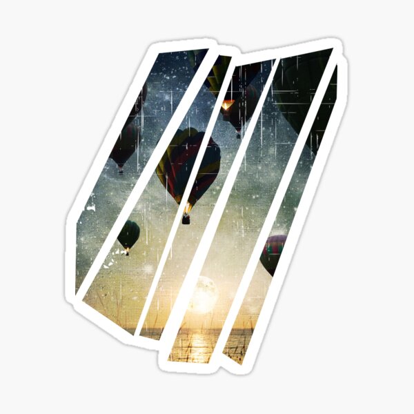 The Night is for Romantic Journeys Sticker