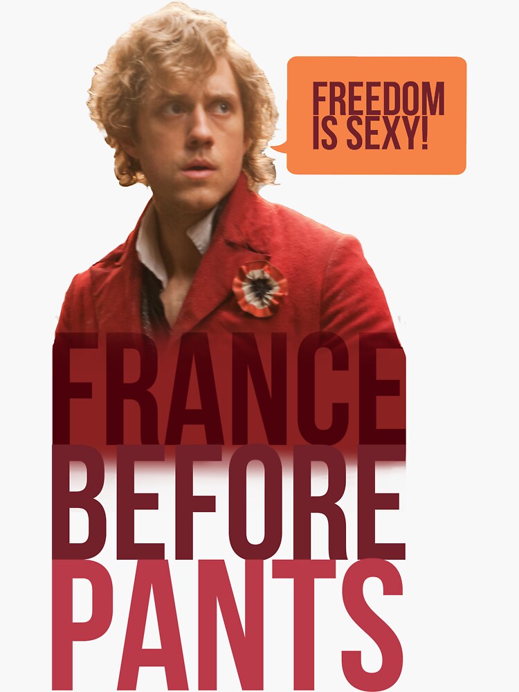 "France before pants! (That means you, Grantaire)" Sticker for Sale by