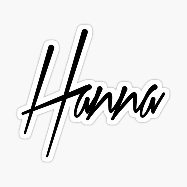 Hanna Sticker