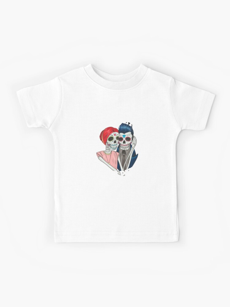 Married Couple Sugar Skulls Till Death Do Us Part T-Shirt Married Couple Sugar Skulls Till Death Do Us Part T-Shirt