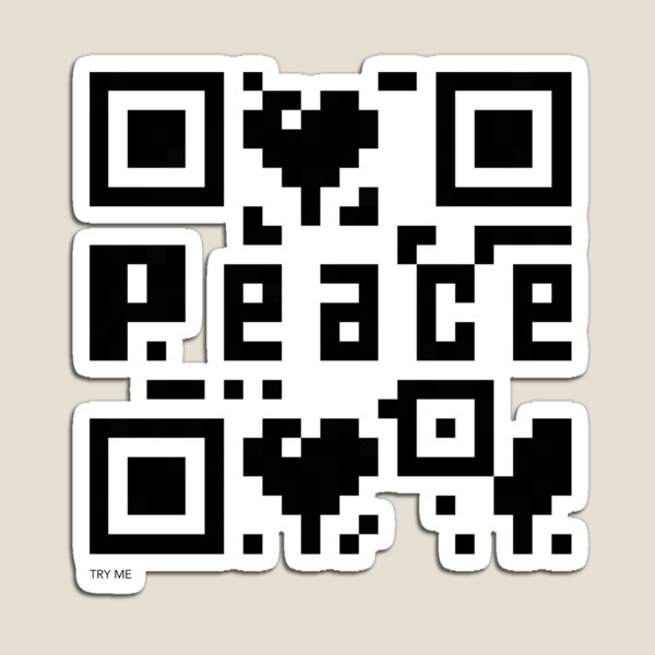 Item preview, QR Code - Peace designed and sold by Wisdom Art Prints .