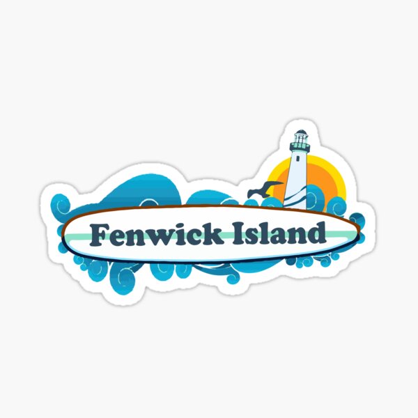 Vista previa del artículo con la obra «Isla Fenwick - Delaware.», diseñado y vendido por America Roadside..