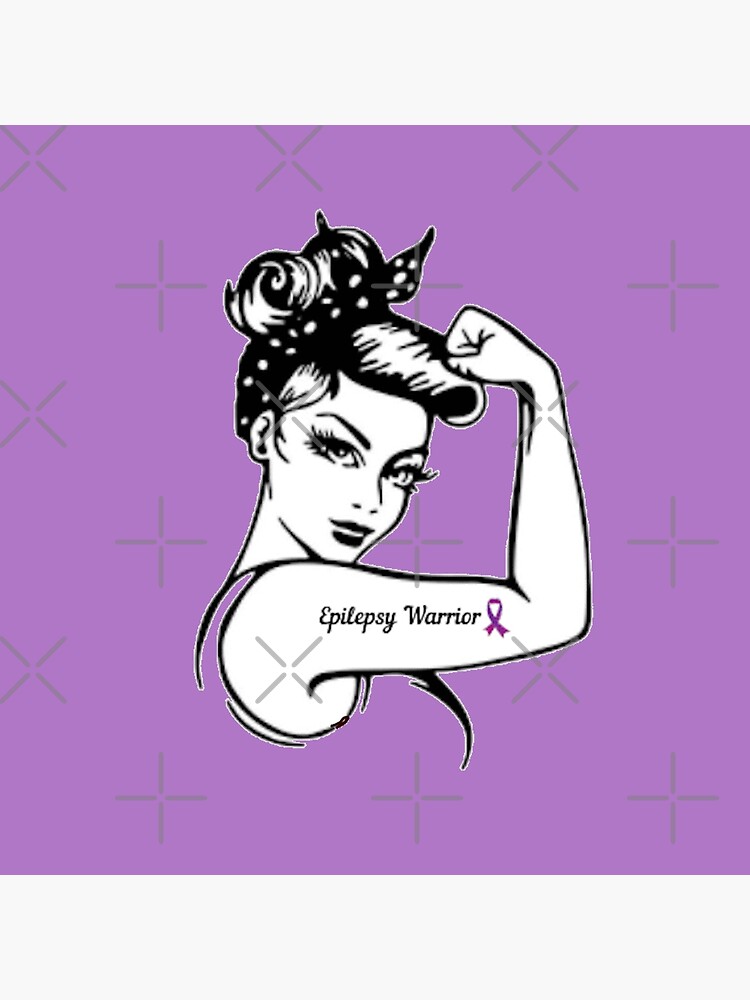 Epilepsy Awareness - Epilepsy warrior quote - Positive Vibes- Epilepsy Support for strong women and girls fighting epilepsy - November is Epilepsy Awareness Month by switchbitch