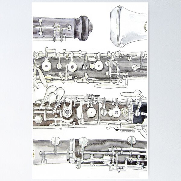 Item preview, The Oboe designed and sold by elenasloman.