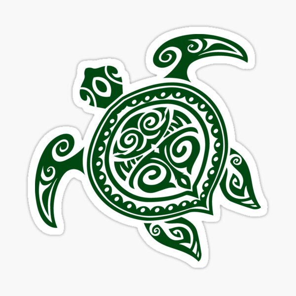 Tribal Turtle Sticker