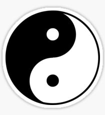 Asian Yin Yang Symbol Sticker