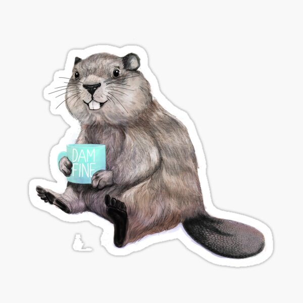 dam fine coffee Sticker