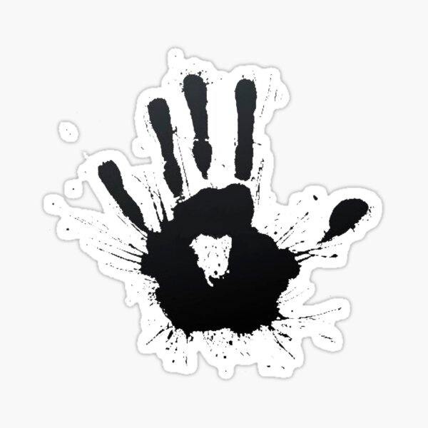 mano Pegatina