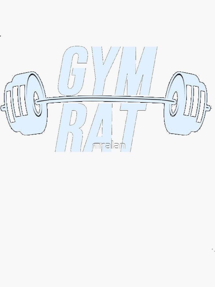 Gym Rat Digital Download Funny Weightlifting Fitness 