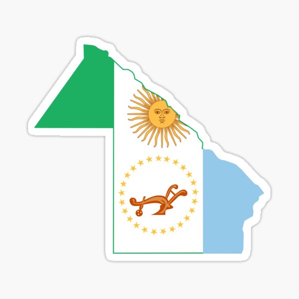 Flag Map of Chaco Province