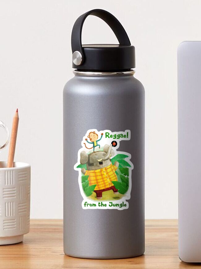 Thumbnail 1 of 3, Sticker, Reggae from The Jungle designed and sold by colonelle.
