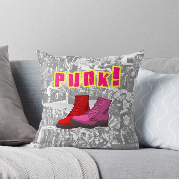 Item preview, PUNK Shoes! black and white collage - digital paint by Iona Art Digital designed and sold by IonaArtDigital.