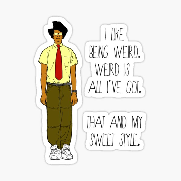 I Like Being Weird Sticker