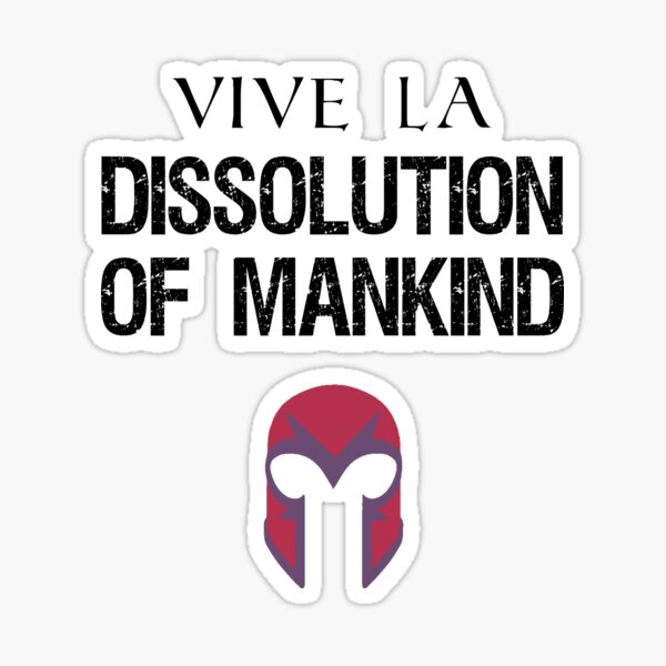 Vista previa del artículo con la obra «¡Viva la disolución de la humanidad!», diseñado y vendido por schmaslow.