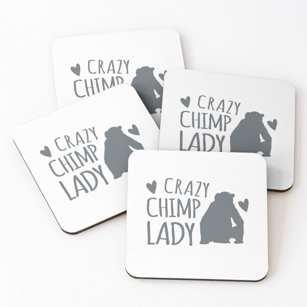 Item preview, Crazy chimp lady designed and sold by jazzydevil.