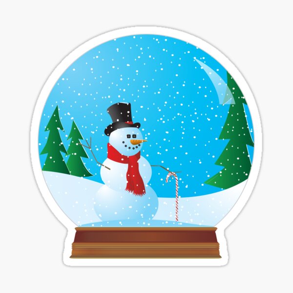 Item preview, Snowman Snow Globe designed and sold by nfocusdesign.