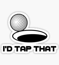 Golf I'd Tap That Sticker