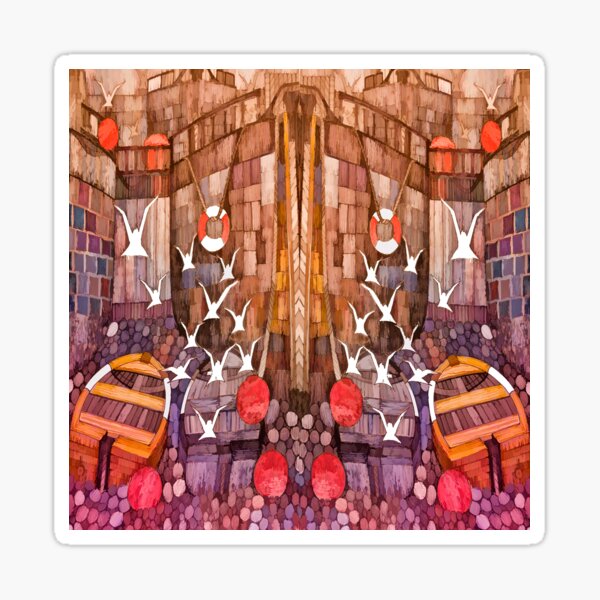 Item preview, Gull Feasting at the Dry Dock designed and sold by christo65.