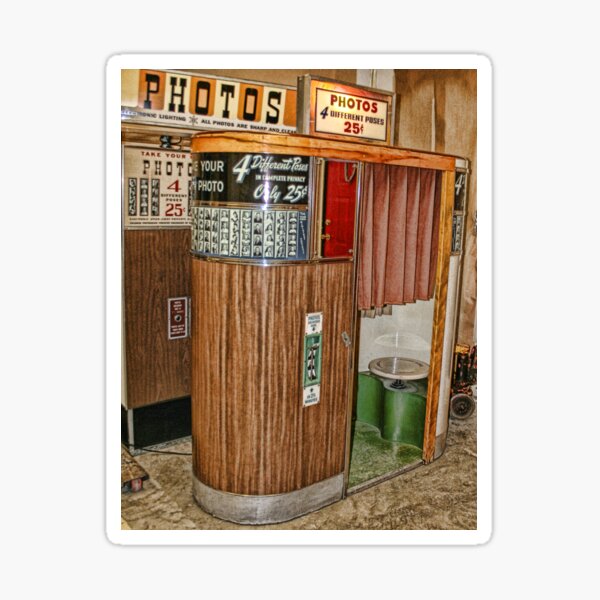Vintage Photobooths Sticker