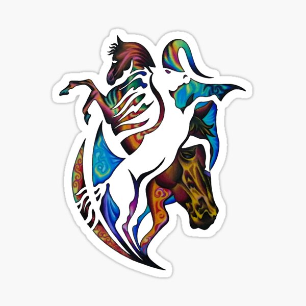 Horses Sticker