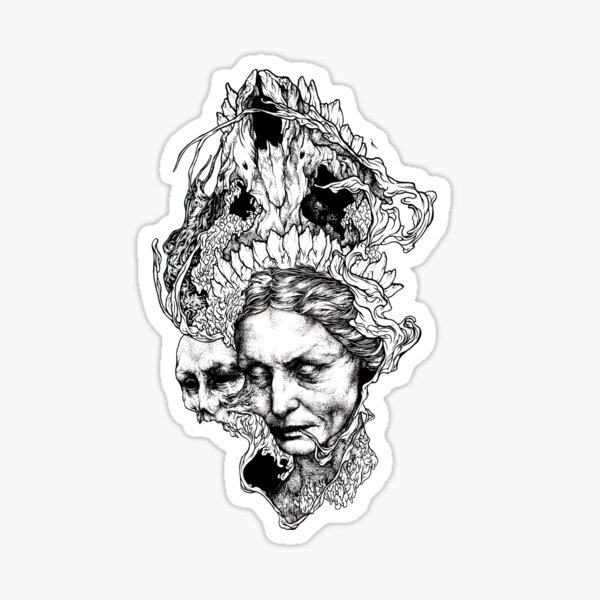 Old witch Sticker